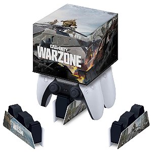 Capa PS5 Base de Carregamento Controle - Call of Duty Warzone
