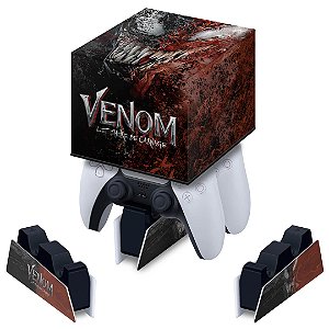 Capa PS5 Base de Carregamento Controle - Venom Tempo de Carnificina