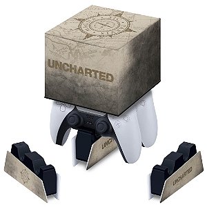 Capa PS5 Base de Carregamento Controle - Uncharted