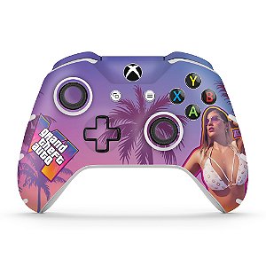 Skin Xbox One Slim X Controle - GTA 6 VI