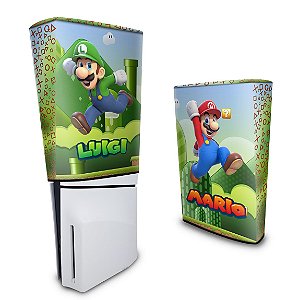 Capa PS5 Slim Anti Poeira - Super Mario