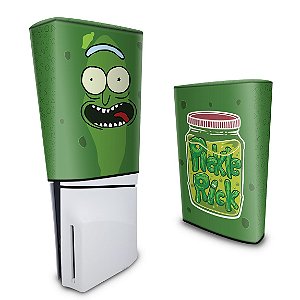 Capa PS5 Slim Anti Poeira - Pickle Rick And Morty