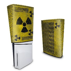 Capa PS5 Slim Anti Poeira - Radioativo