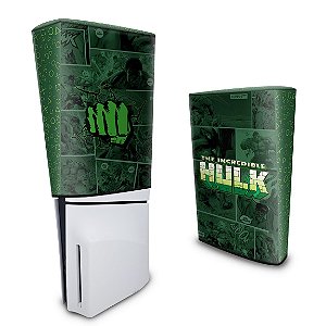 Capa PS5 Slim Anti Poeira - Hulk Comics