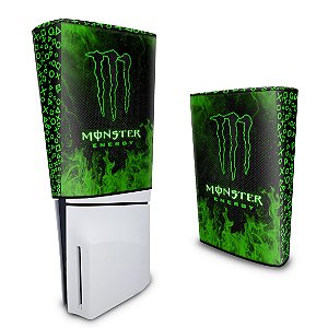 Capa PS5 Slim Anti Poeira - Monster Energy Drink