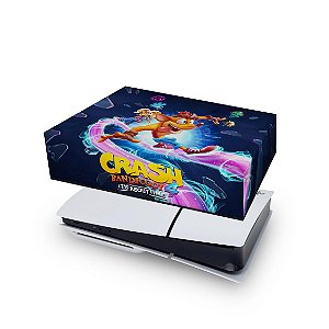 PS5 Slim Capa Anti Poeira - Crash Bandicoot 4