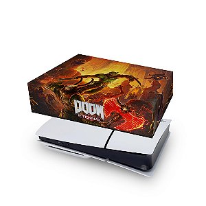 PS5 Slim Capa Anti Poeira - Doom Eternal