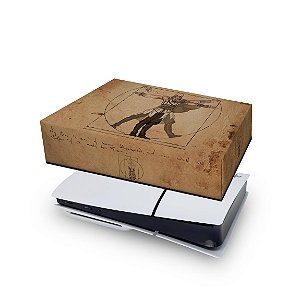 PS5 Slim Capa Anti Poeira - Assassin’S Creed Vitruviano