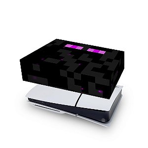 PS5 Slim Capa Anti Poeira - Minecraft Enderman