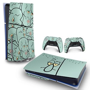 Skin PS5 Slim Horizontal - Lula Molusco