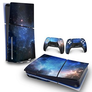 Skin PS5 Slim Horizontal - Universo Cosmos