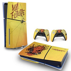 Skin PS5 Slim Horizontal - Cyberpunk 2077
