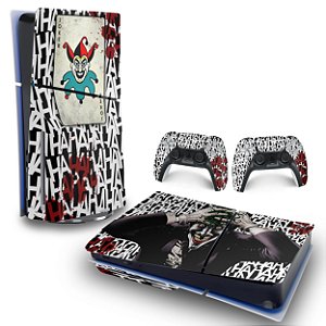 Skin PS5 Slim Horizontal - Joker Coringa