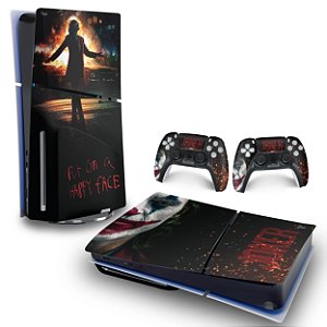 Skin PS5 Slim Horizontal - Joker Filme