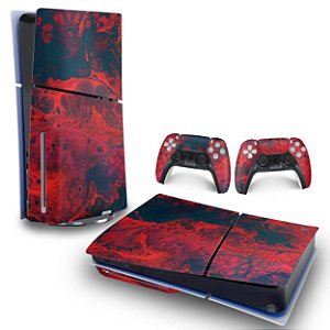 Skin PS5 Slim Horizontal - Abstrato #98