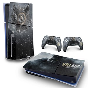 Skin PS5 Slim Horizontal - Resident Evil Village