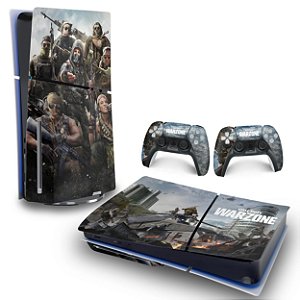 Skin PS5 Slim Horizontal - Call of Duty Warzone