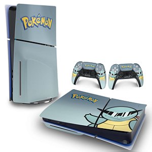 Skin PS5 Slim Horizontal - Pokemon Squirtle