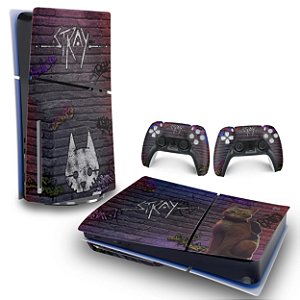 Skin PS5 Slim Horizontal - Stray