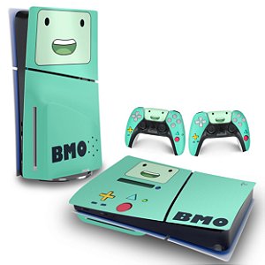 Skin PS5 Slim Horizontal - BMO Hora de Aventura