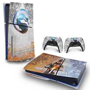 Skin PS5 Slim Horizontal - Mortal Kombat 1