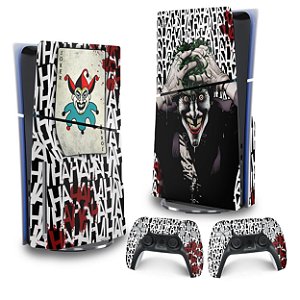 Skin PS5 Slim Vertical - Joker Coringa