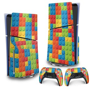 Skin PS5 Slim Vertical - Lego Peça