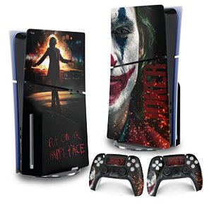 Skin PS5 Slim Vertical - Joker Filme