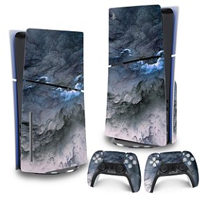 Skin PS5 Slim Vertical - Abstrato #91