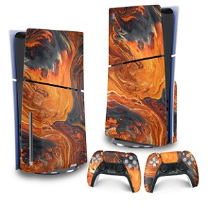 Skin PS5 Slim Vertical - Abstrato #95