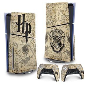 Skin PS5 Slim Vertical - Harry Potter