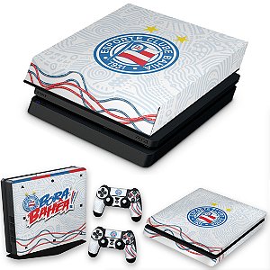 Kit PS4 Slim Skin Anti Bolha e Capa Anti Poeira - Bahia A