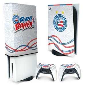 KIT PS5 Fat Skin Anti Bolha e Capa Anti Poeira - Bahia A