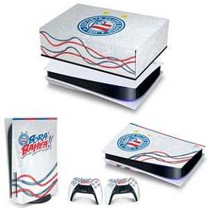KIT PS5 Fat Capa Anti Poeira e Skin Anti Bolha - Bahia A