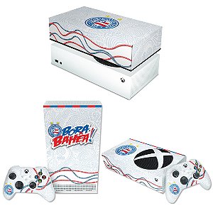 KIT Xbox Series S Skin Anti Bolha e Capa Anti Poeira - Bahia A