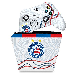 KIT Capa Case e Skin Anti Bolha Xbox Series S X Controle - Bahia A