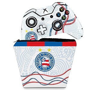 KIT Capa Case e Skin Anti Bolha Xbox One Fat Controle - Bahia A