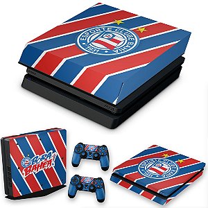 Kit PS4 Slim Skin Anti Bolha e Capa Anti Poeira - Bahia B
