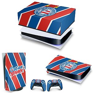 KIT PS5 Fat Capa Anti Poeira e Skin Anti Bolha - Bahia B