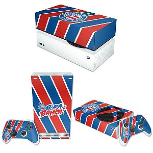 KIT Xbox Series S Skin Anti Bolha e Capa Anti Poeira - Bahia B