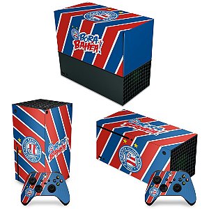 KIT Xbox Series X Capa Anti Poeira e Skin Anti Bolha - Bahia B