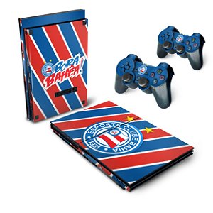Skin PS2 Slim Adesivo Anti Bolha - Bahia B