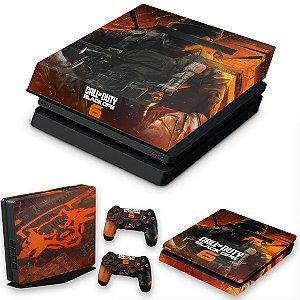 KIT PS4 Slim Skin e Capa Anti Poeira - Call of Duty Black Ops 6
