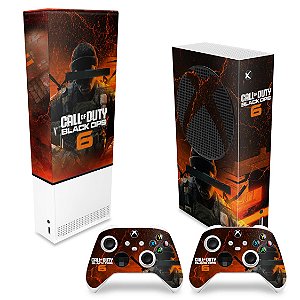 KIT Xbox Series S Capa Anti Poeira e Skin - Call of Duty Black Ops 6