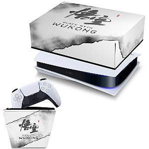 KIT PS5 Fat Capa e Case Controle - Black Myth: Wukong