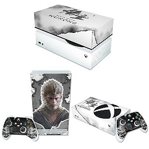 KIT Xbox Series S Skin e Capa Anti Poeira - Black Myth: Wukong