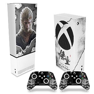 KIT Xbox Series S Capa Anti Poeira e Skin - Black Myth: Wukong