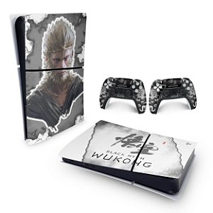 Skin PS5 Slim Horizontal - Black Myth: Wukong