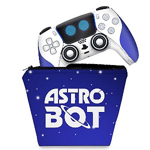 KIT Capa Case e Skin PS5 Controle - Astro Bot