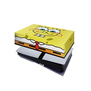 PS5 Pro Capa Anti Poeira Horizontal - Bob Esponja